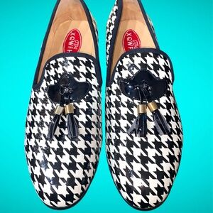 Loafers Woven Shoes Moccasins Patented Leather tassels